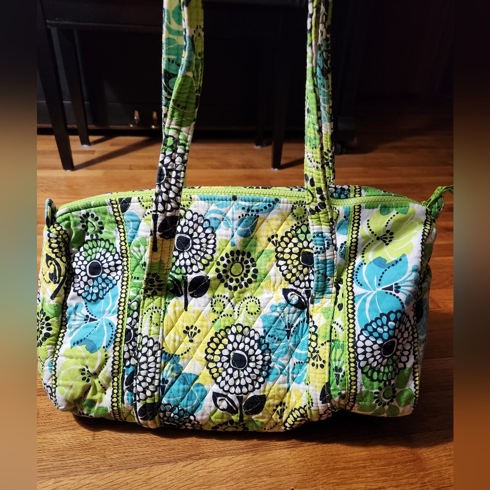 Vera Bradley Limes Up Duffel Bag / Diaper Bag